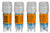 DT Cryo-Tags 27mm x 13mm,  1,000/roll, Orange