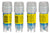 DT Cryo-Tags 27mm x 13mm,  1,000/roll, Yellow