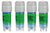 DT Cryo-Tags 38mm x 13mm, 750/roll, Green