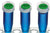 DT Cryo-Spots. 9.5mm diam., 4,000/roll, Green