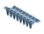 K72810 = 0.1ml 8-tube strip low profile, ultra clear, shell frame grid compatible, single attached optical wide area cap, fits shell frame grids (0.1ml) natural, bag of 120 strips, stacked