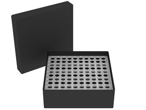 Freezer Box + Lid for 100 x 0.5ml Tubes (Black)