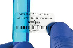 Cryo-Clear Laser Labels 1.50" x 0.75" 1,200/pk