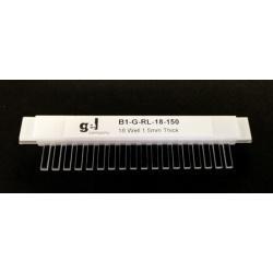 OWL Scientific 2X Microtiter format Comb 1.0 mm thick, 18 tooth B1-G-RL-18-100
