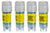 DT Cryo-Tags 38mm x 13mm, 750/roll, Yellow