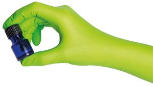 ecoSHIELD ECo Nitrile PF 250, Green, Size S, Pack of 150 gloves
