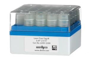 Laser Cryo-Tags 1.69 x 0.75" 1,040/pk, Orange