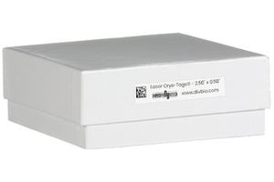 Laser Cryo-Tags 2.50" x 0.50"  1,200/pk, White