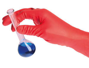 SHIELDskin Chem Neo Nitrile 300, Red, Size XL, Pack of 40 gloves