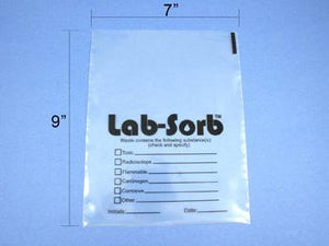 Small LabSorb disposal bags, 50/pk