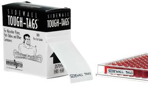 Sidewall Tough-Tags 1.50 x 0.25"  1,000/roll