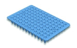 B50601 = 96 x 0.1ml plate low profile, lightly frosted, non skirted, cutable, 96 well plate (0.1ml) natural, box of 25 plates