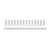 Comb for H5 & Horizon 11-14, 14 wells, 1.0mm thick HZH5-C14-100