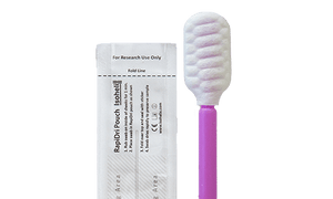 Isohelix Buccal Swab with RapiDri Pouch and Barcode Label, 200/pack