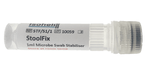 StoolFix tubes using Sarstedt 2ml screw cap tubes pre-filled with 1ml StoolFix stabilization buffer x50